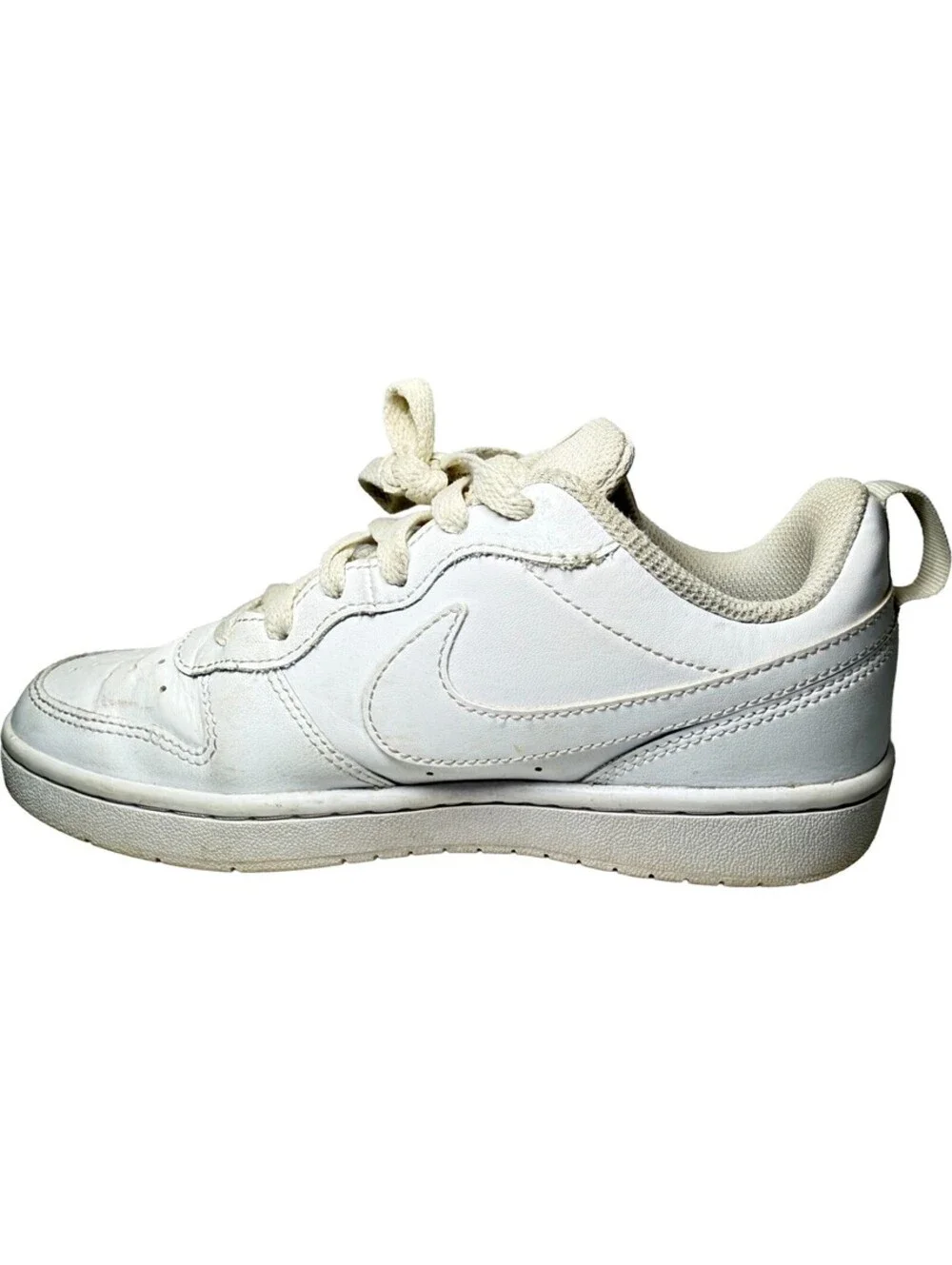 Nike Court Borough 2 Low White Casual Sneaker Youth 5Y Womens 6.5 BQ5448-100